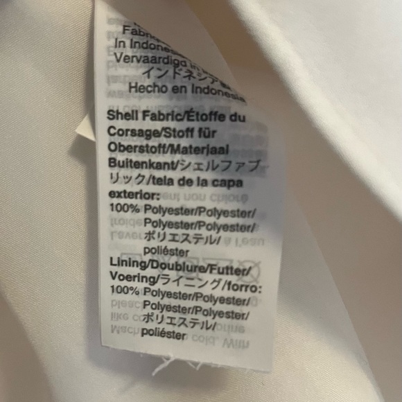 J Crew Ruffle Neck ivory blouse - Picture 3 of 3